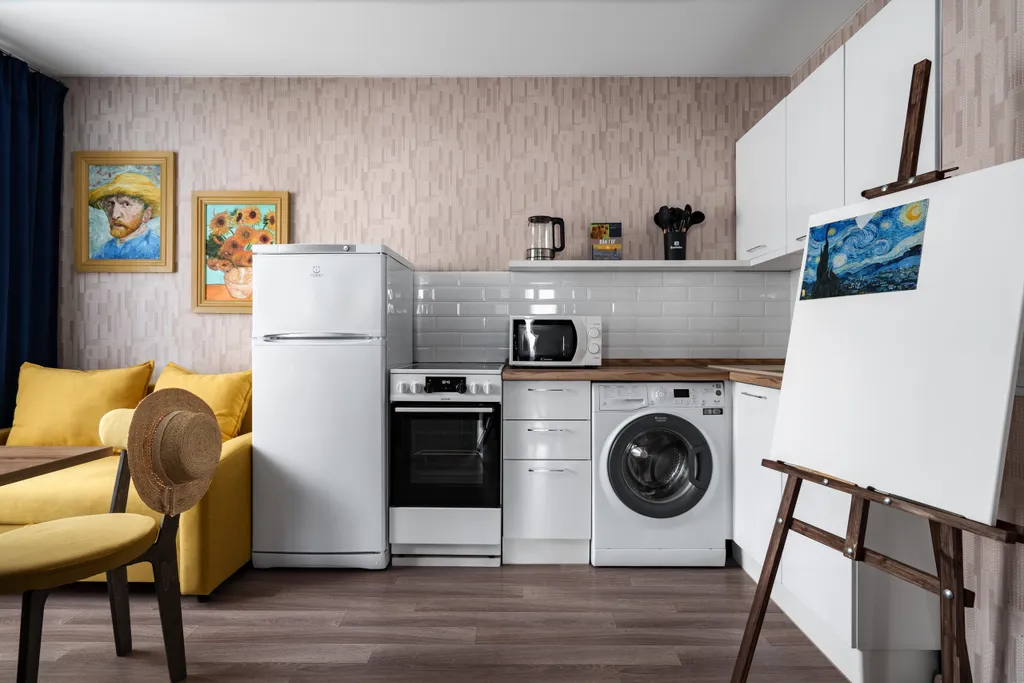 Квартира Дизайнерская 2-комнатная квартира одного художника — Красноярск