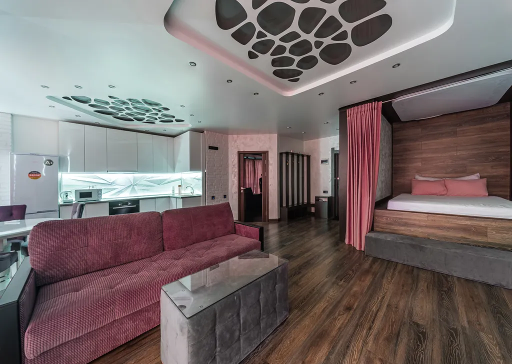 Просторная квартира-студия в центре города