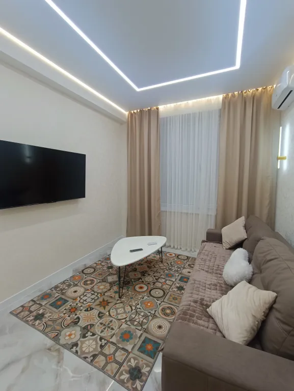 1комнатная квартира 38 квадратных в 7 минутах от моря для 4х гостей