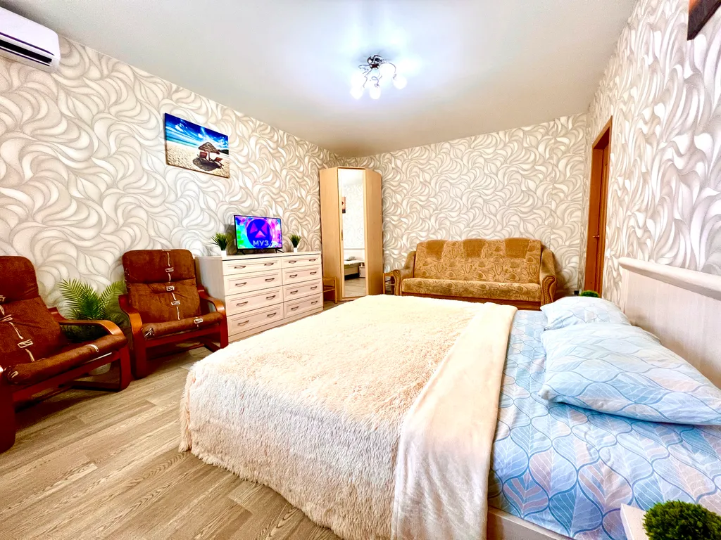 Уютная 1-комнатная квартира рядом с рекой Волга