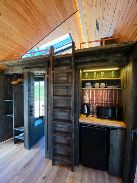 Модульный дом "фридом барн" с сибирским чаном