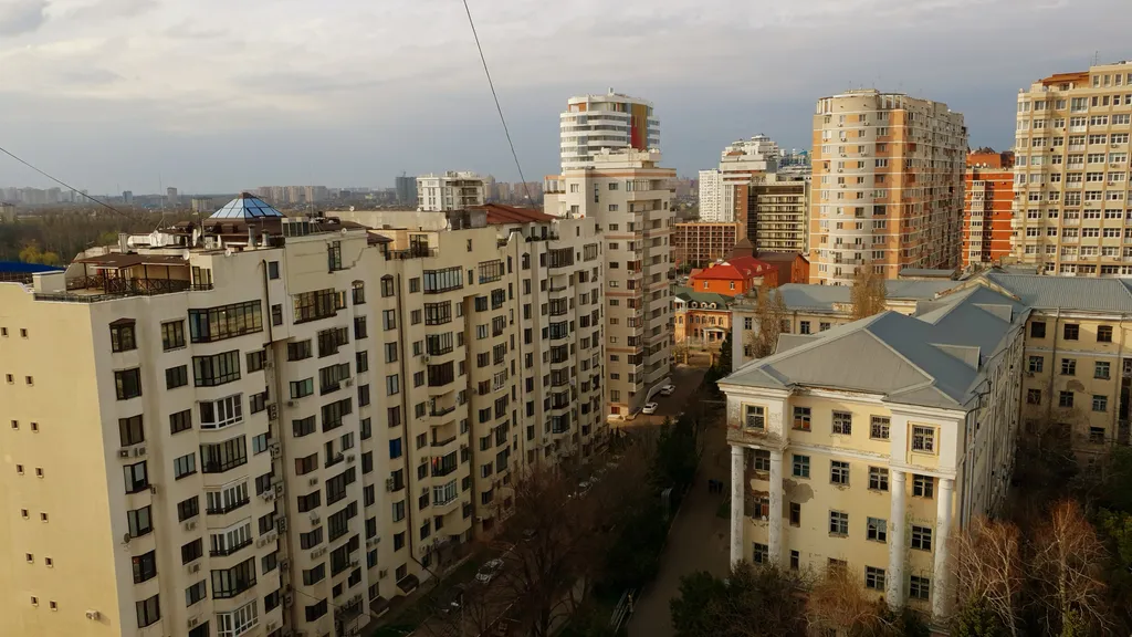 Квартира Уютная квартира в центре города с прекрасным видом на город — Краснодар