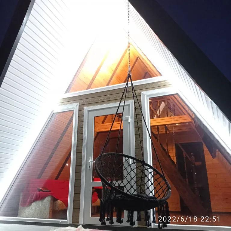 Коттедж Гостевой дом шале а-фрейм в ёлках с пятнистыми оленями и русской баней — Можайск