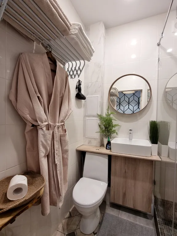 Большая 2-комнатная квартира в центре города с зонами для  фотографий