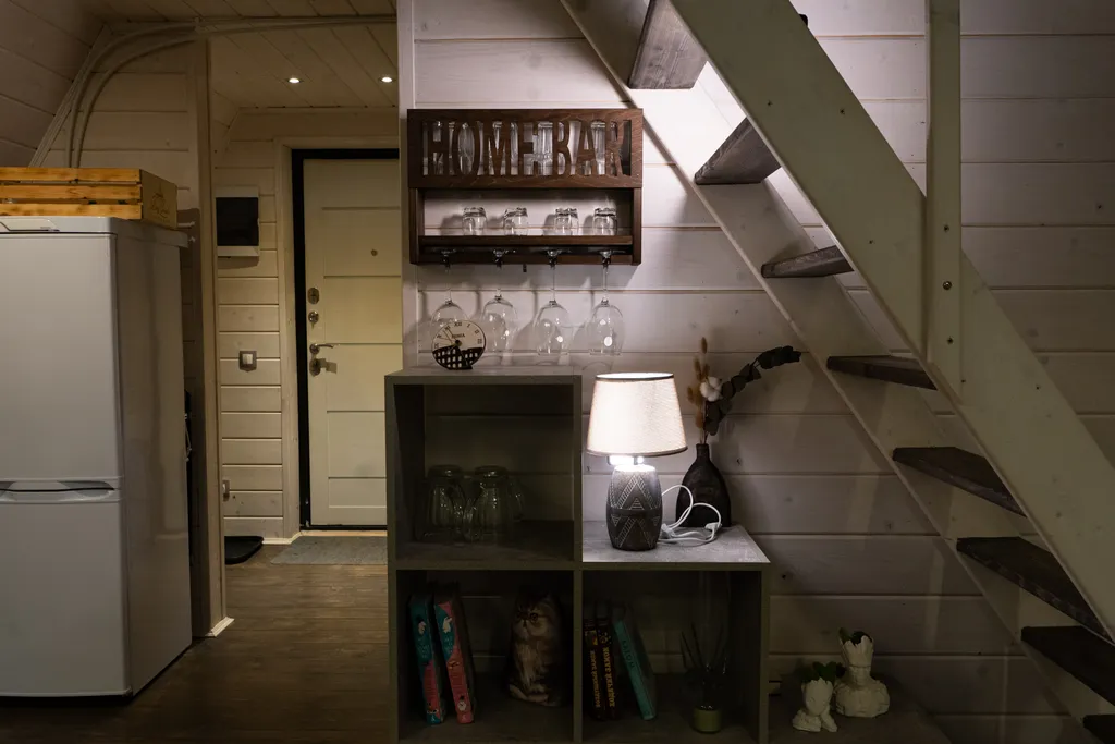 Дом Hamster в хвойном лесу у Большой воды