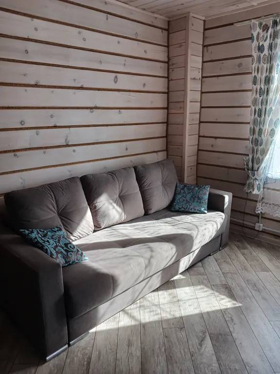 Кедровый дом со всеми удобствами большой террасой, баней