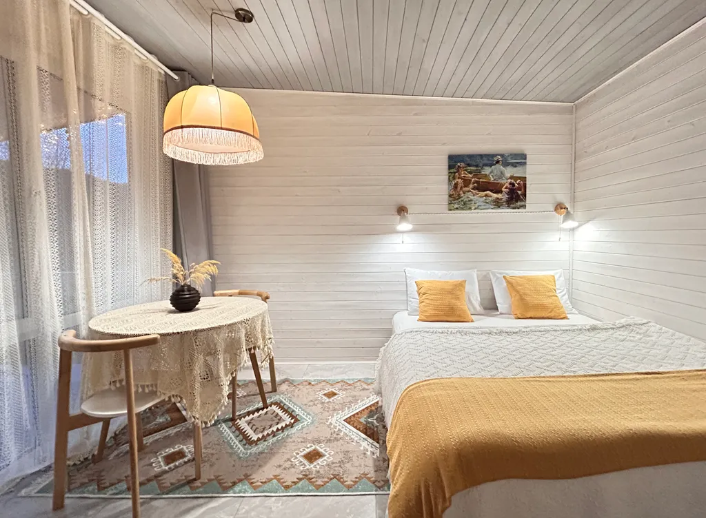 Уникальный дом-баня с собственной террасой