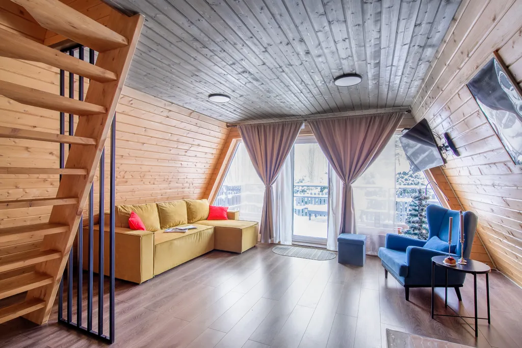 Коттедж Дом Loft на Красном озере — Коробицыно