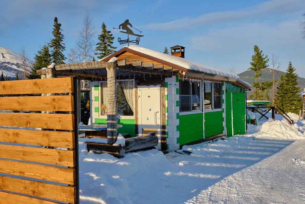 Уютный дом с видом на горы