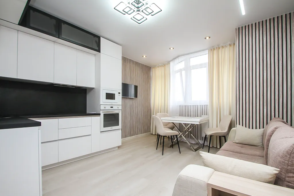 Просторная 1 комнатная квартира с 2 раздельными спальными местами