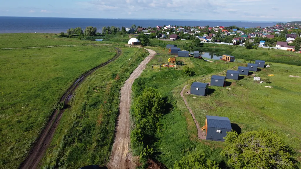 Уютный домик с видом на Камское море