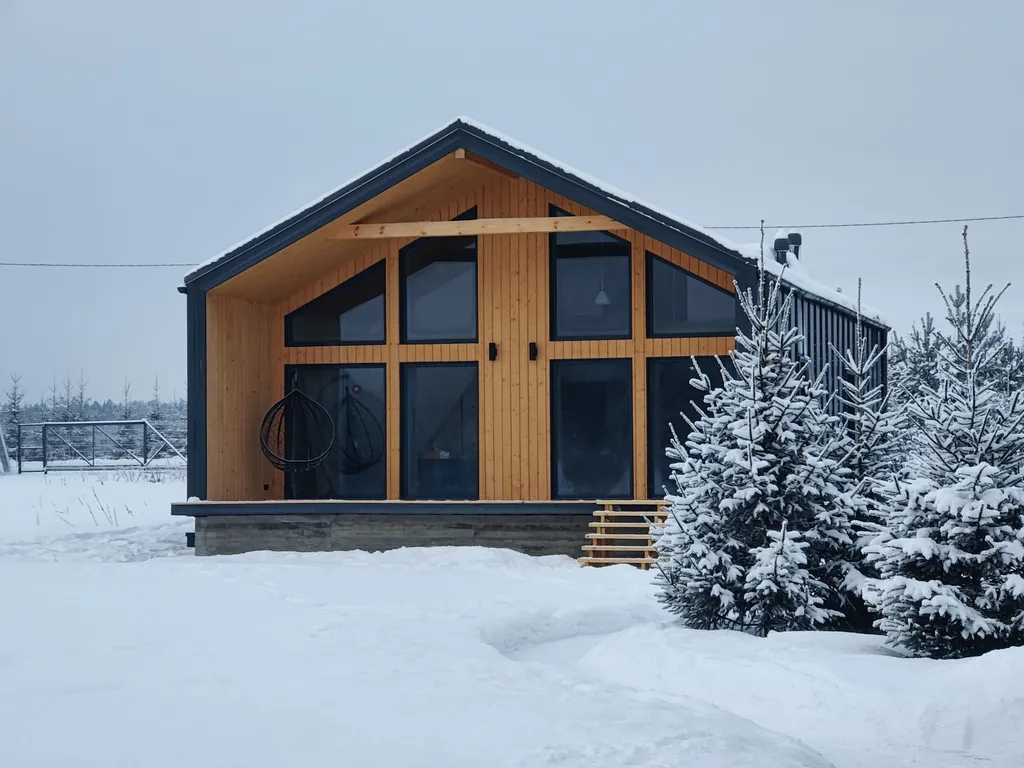 Гостевой дом Панорама на берегу реки около Вотчины деда мороза