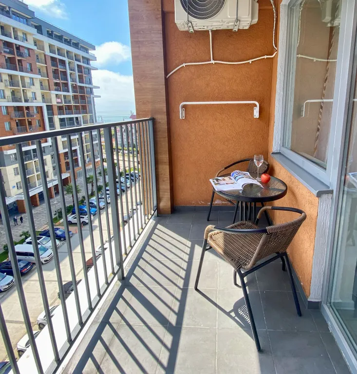 Апартамент с видом на море и в трёх минутах от пляжа