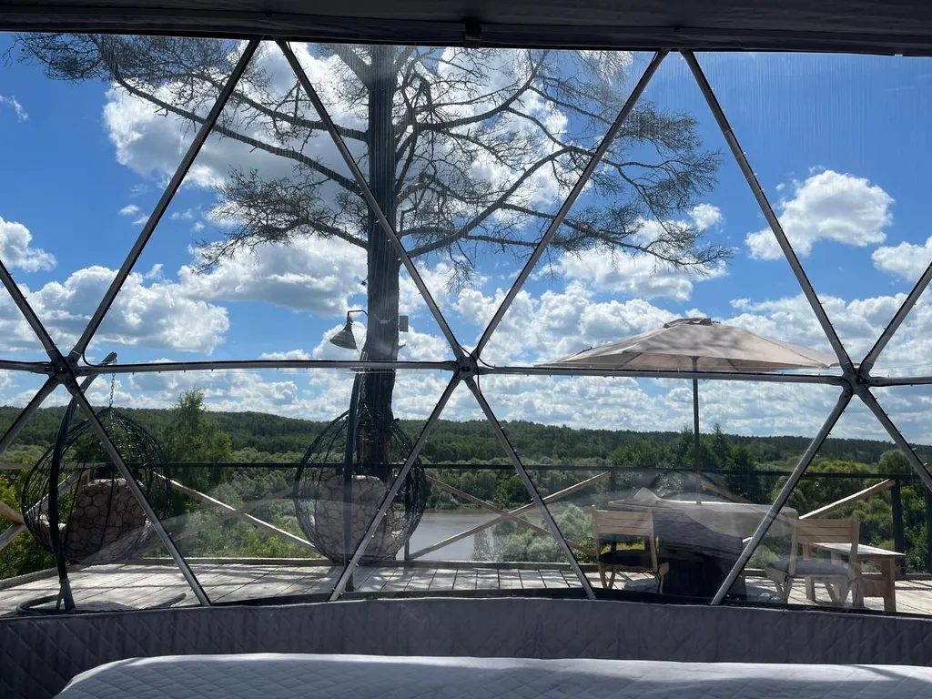 Глэмпгеокупол Домик на Оке