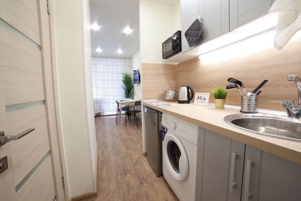 Семейная уютная студия на 6х гостей