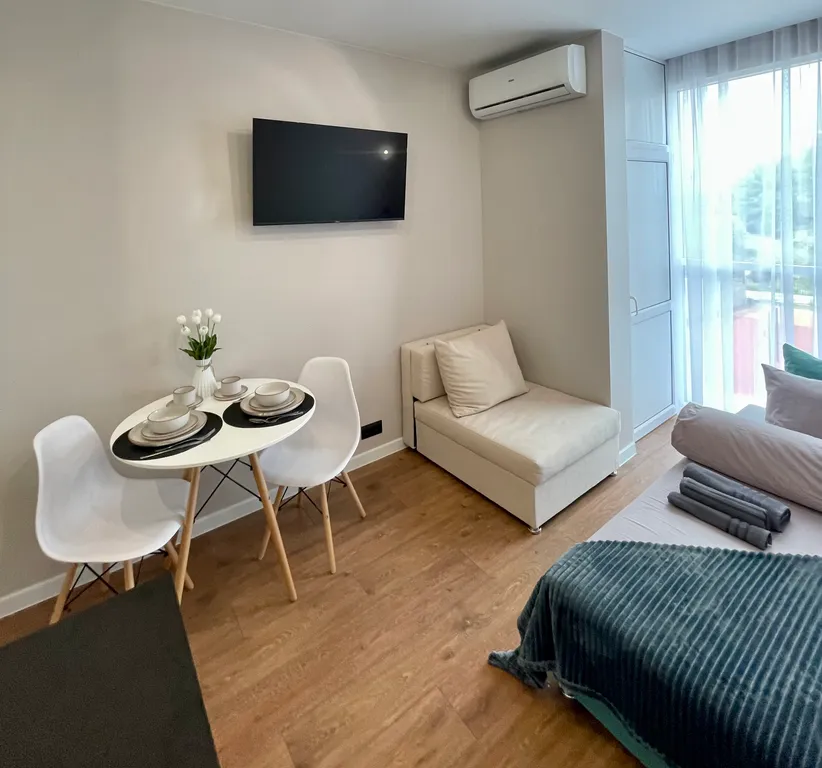 Квартира Квартира Студия с видом на море в одном из самых красивых ЖК Сочи парк — Сочи