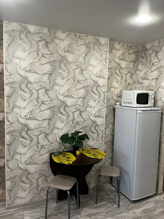 Светлая квартира-студия со свежим ремонтом и новой мебелью