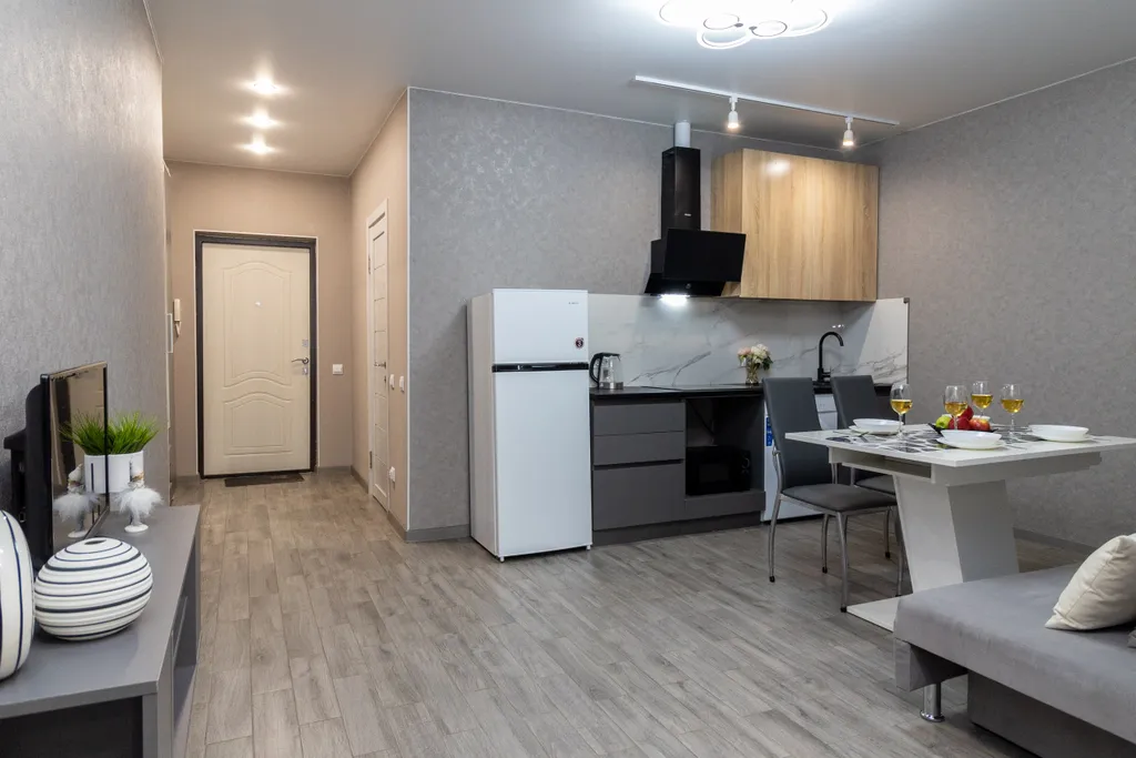 Квартира Квартира Евродвушка в современном районе — Краснодар