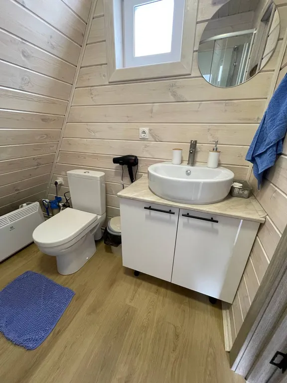 A-frame домик с видом на горнолыжку