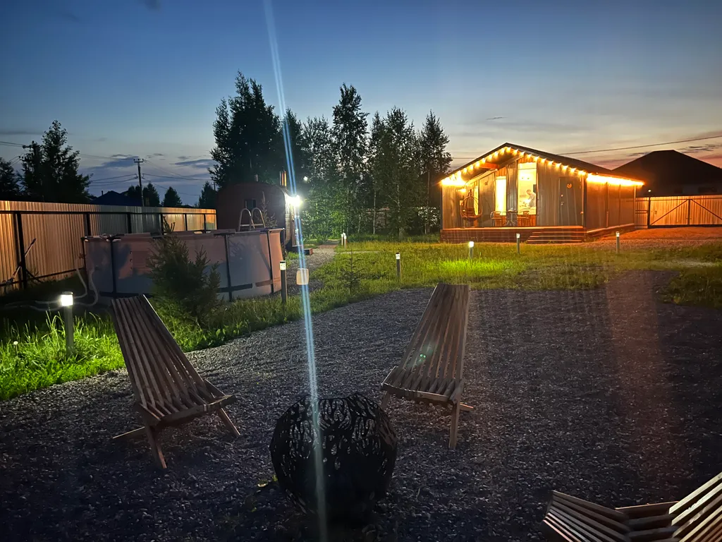 Уютный дом с баней и чаном