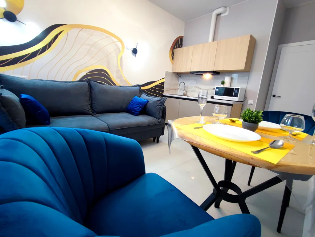 Квартира Квартира Люкс в синих тонах возле Ашана — Симферополь