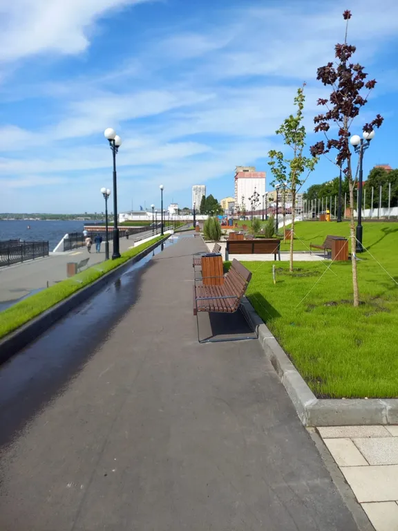 Квартира в новом жк в центре города с красивым видом на Волгу