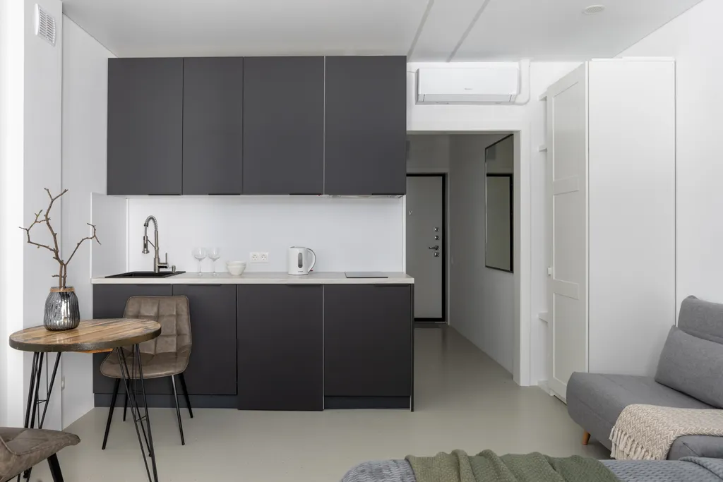 Студия у моря в Зеленоградске первая линия парковка