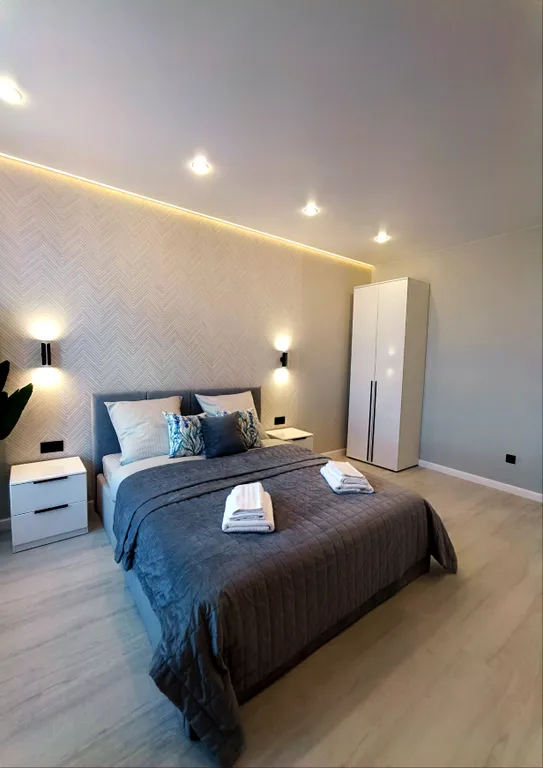 Апартамент BaltMarine с видом на море в доме на пляже