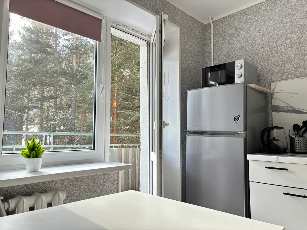 Квартира с видом на лес и горы