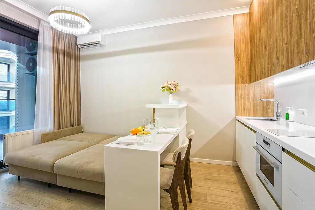 Апартаменты в Скай Плаза у моря с двумя террасами