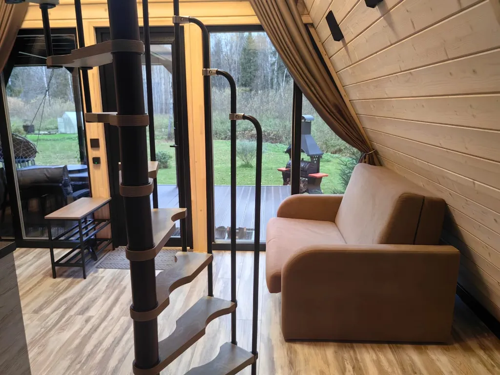 Уютный дoм a-frame