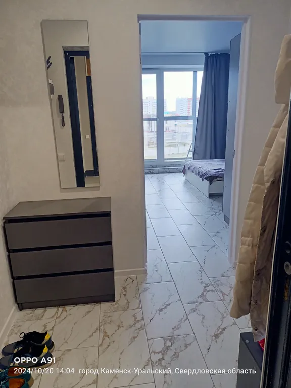 Квартира студия с панорамными окнами