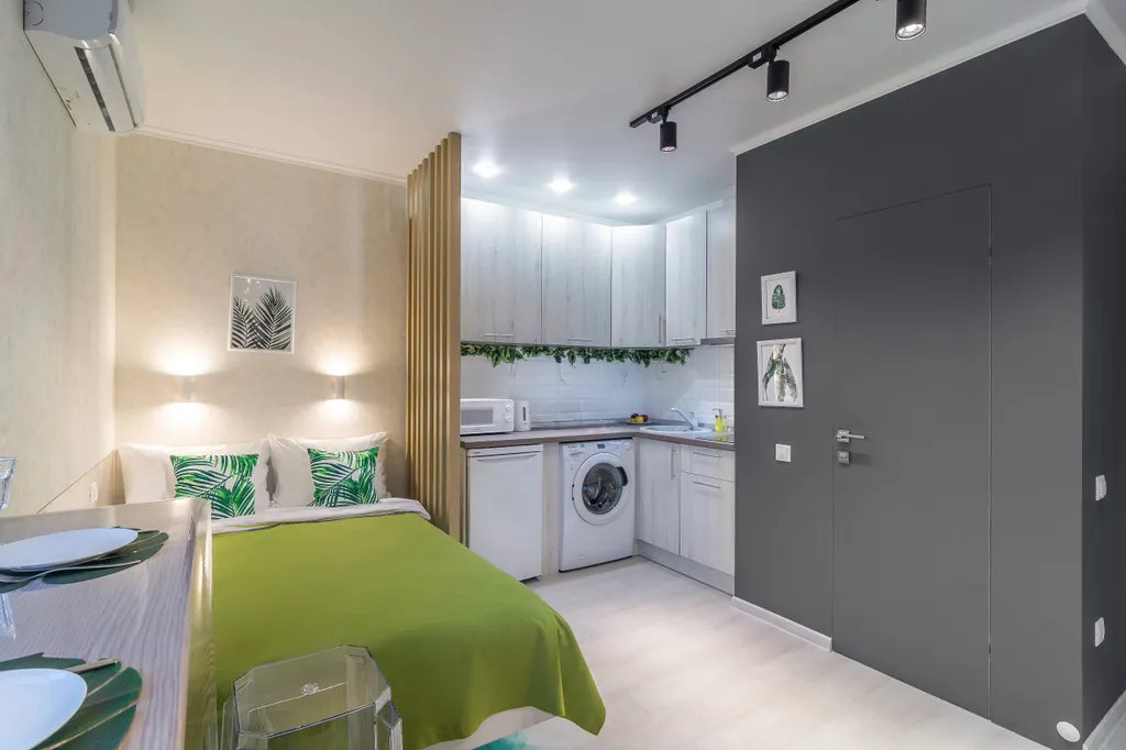 Квартира Квартира Малахит уютная смарт-студия — Краснодар