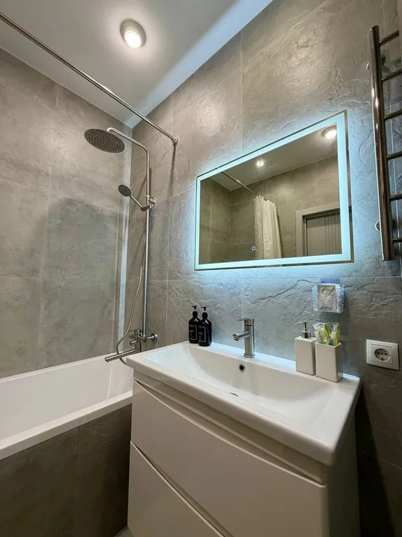 Двухкомнатная квартира для 6 гостей рядом с аквапарком