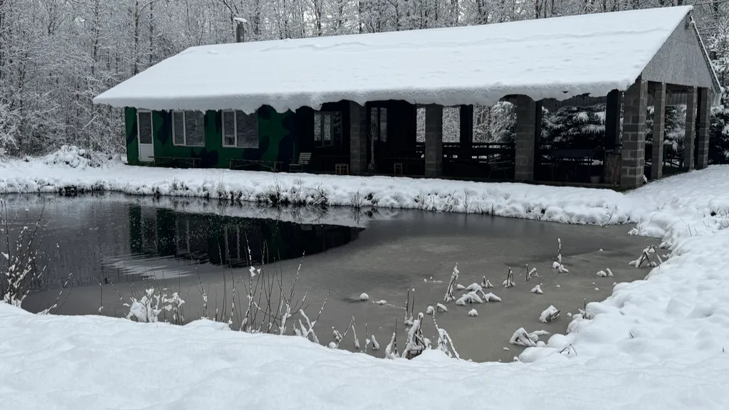 Коттедж Домик у водоёма для вечеринок и праздников — Шлиссельбург