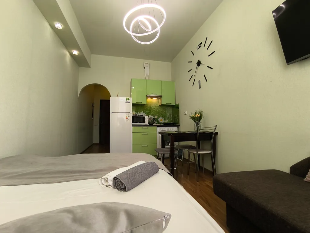 Уютная студия в центре города на 3 человека