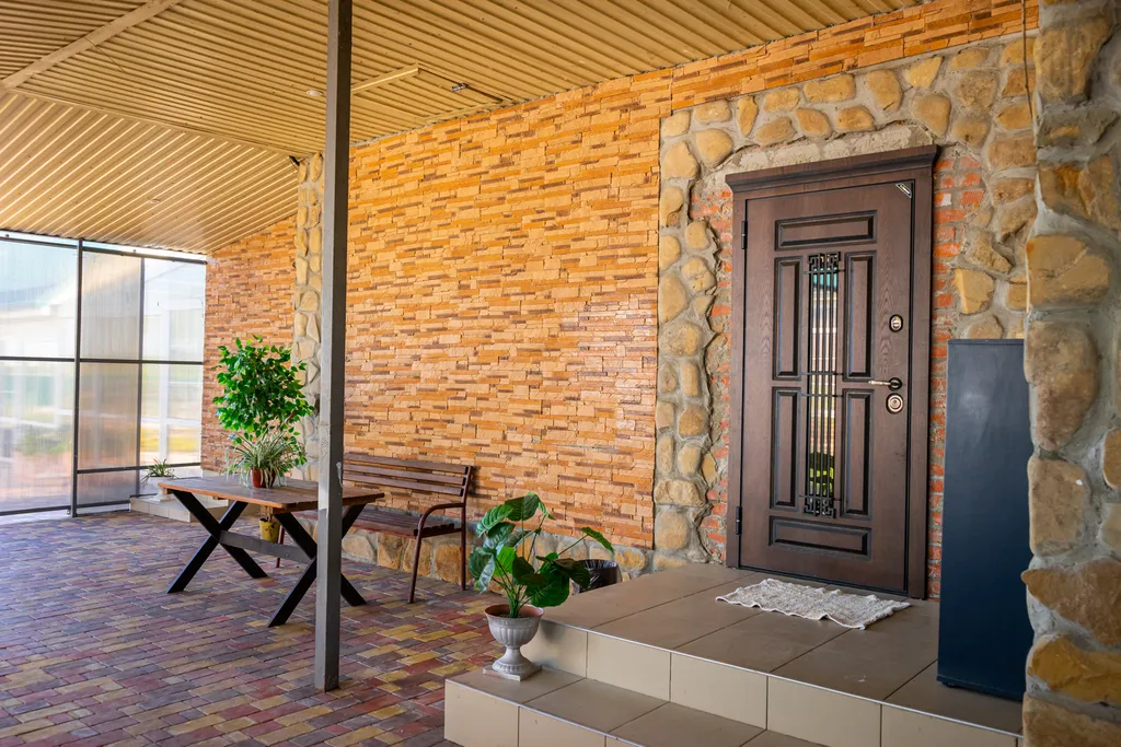 Дом для отдыха с выходом в реку