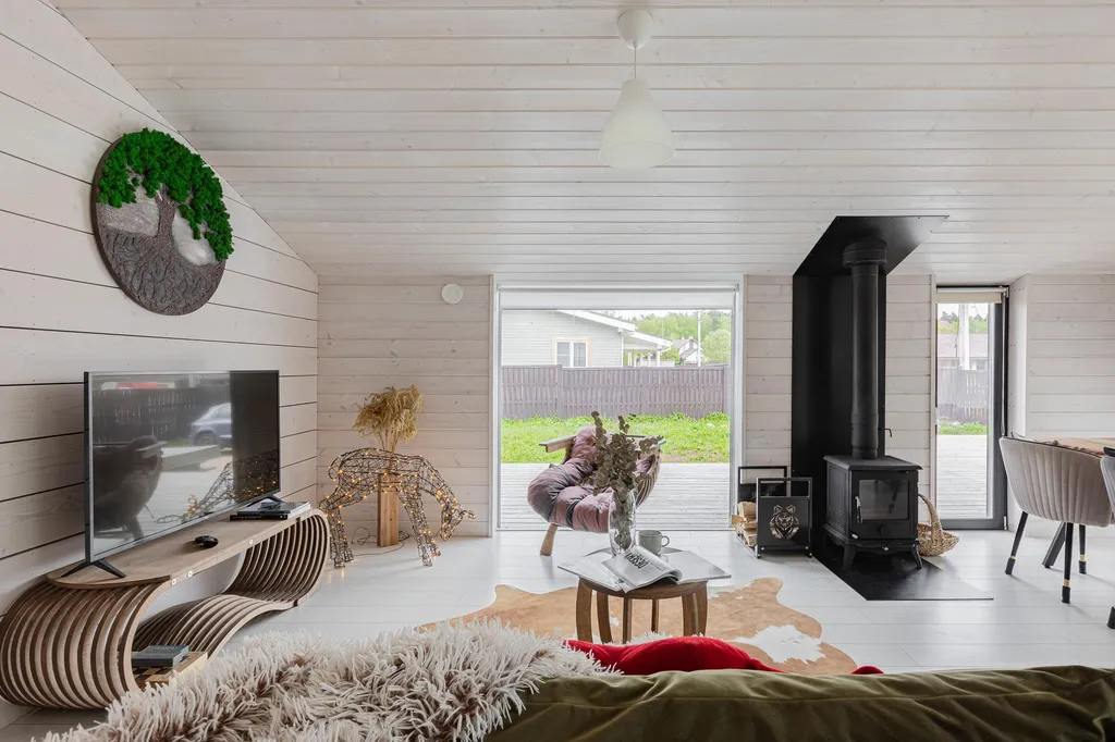 Коттедж Дом "Свет" с 3 отдельными спальнями и чаном — Семеновское