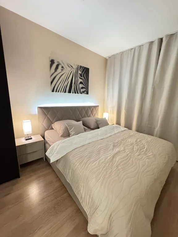 Квартира Уютная студия с большой кроватью в спальном районе — аренда посуточно в Кудрово