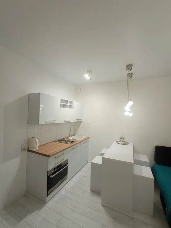 Студия в скандинавском стиле .