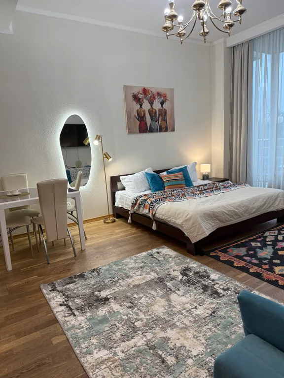 Апартаменты с бесплатным посещением бассейна и саун