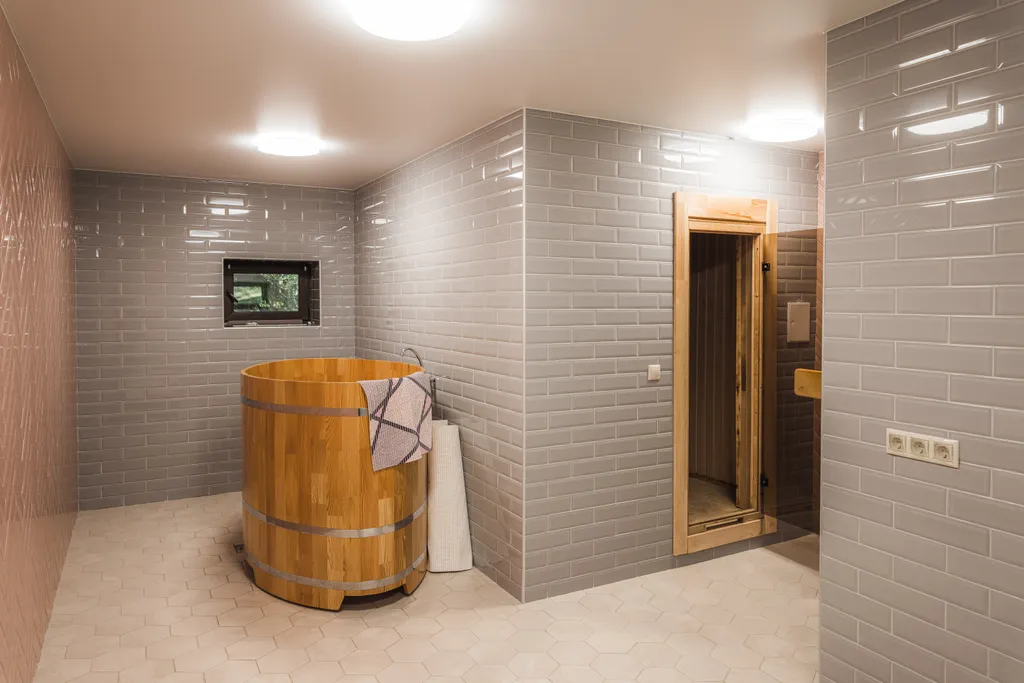 Большой коттедж с сауной в загородном комплексе отдыха бисерово