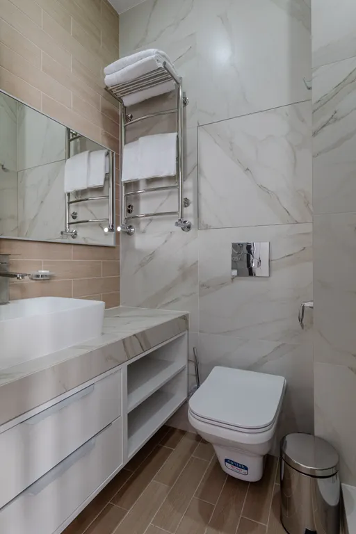 Семейный номер с видом на горы и кухонной зоной