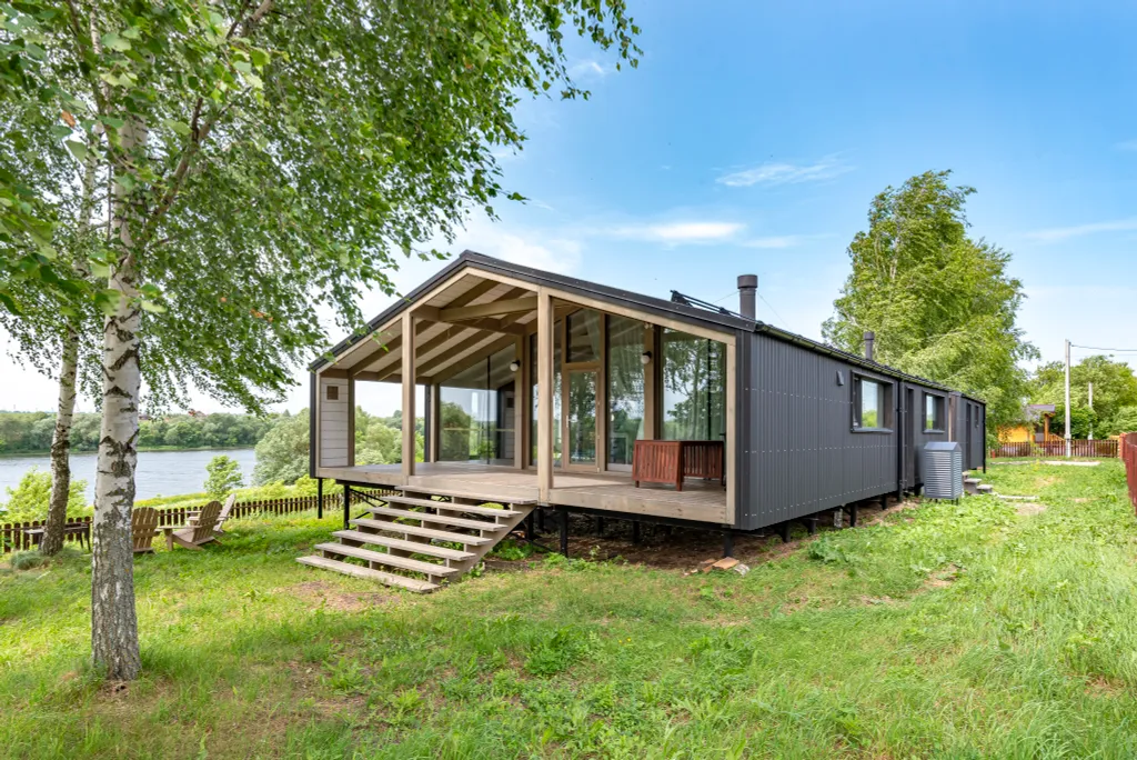 Коттедж Дом на берегу реки, Коломна — Елино