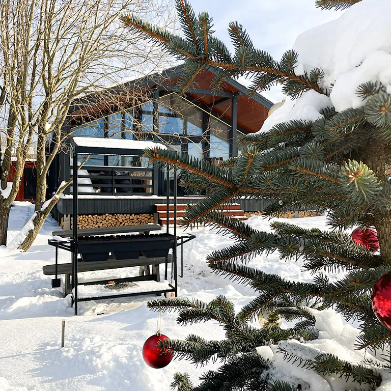 Домик в Икше с сауной и камином