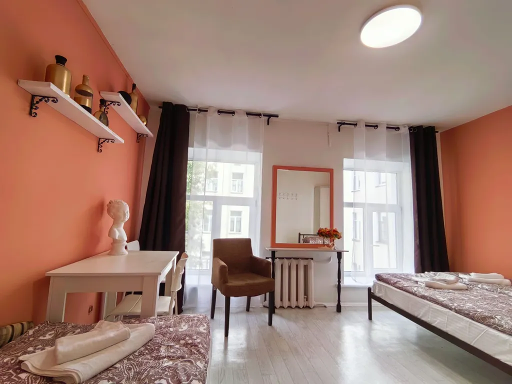 Квартира Комната "Море Эрмитажа". Хранение багажа, бесконтактный заезд — Санкт-Петербург