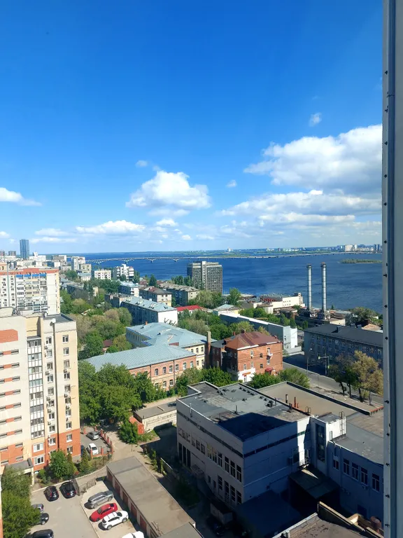 Квартира с видом на Волгу и город