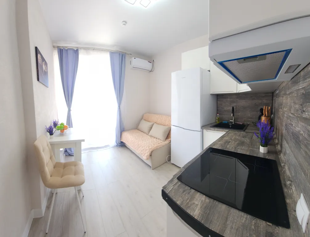 Уютная однушка с видом на бассейн