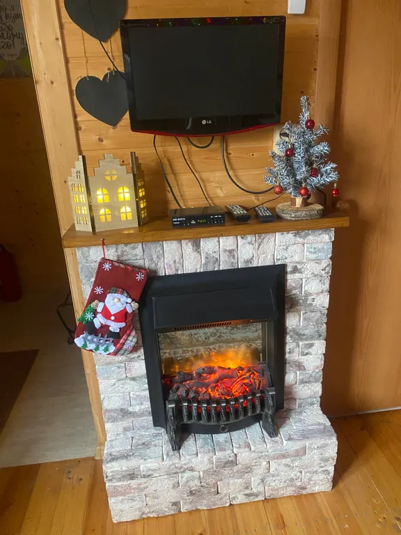 Дача на горке с видом на горы