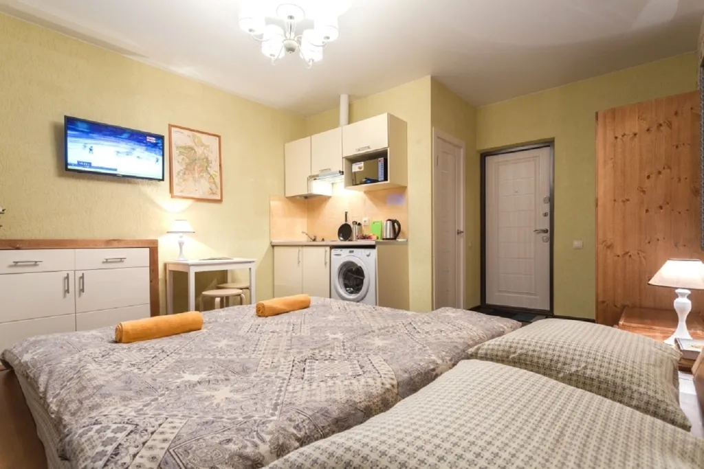 Квартира Квартира Двухместная студия у Технологического института — Санкт-Петербург